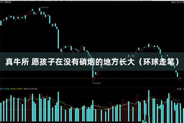 真牛所 愿孩子在没有硝烟的地方长大（环球走笔）